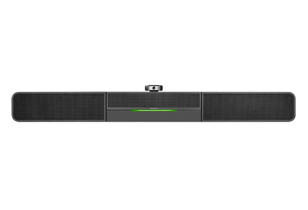 Crestron Soundbar UC-SB1-AV mit externer Webcam für Videokonferenzen
