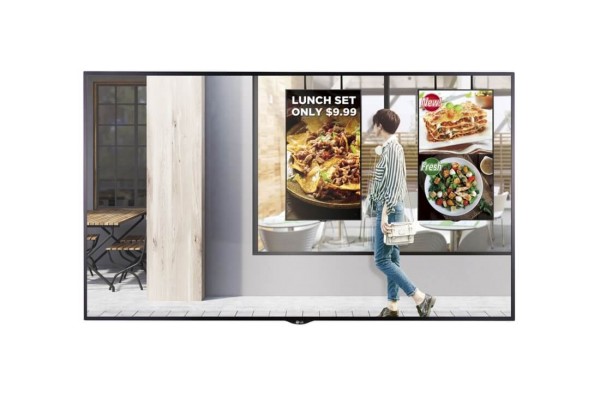 LG 55XS2E-B - 55“-LCD-Display High Brightness Window Facing 2500 cd/m² Haze: 3%, WebOS: 3.0 & WiFi