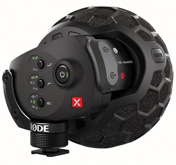 Røde Stereo VideoMic X, Stereo-Kameramikrofon, Batterie- und Phantomspeisung