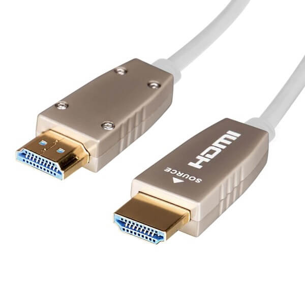 Celexon UHD Fibre HDMI 2.0 Kabel mit Glasfaser - WEISS