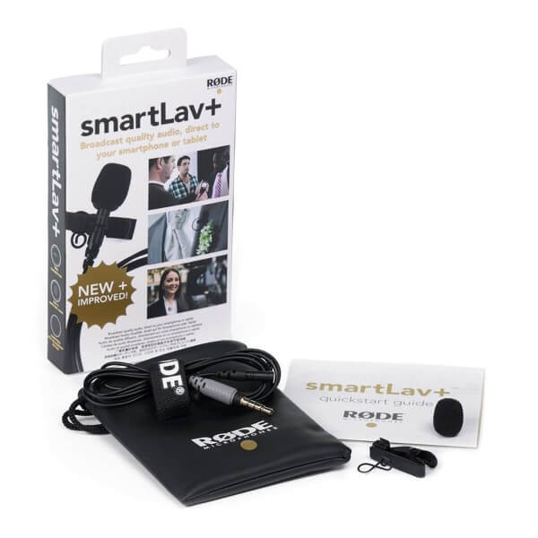 Røde SmartLav+, Lavalier-Mikrofon für Android- und iOS®-Geräte mit TRRS-Headset-Anschluss